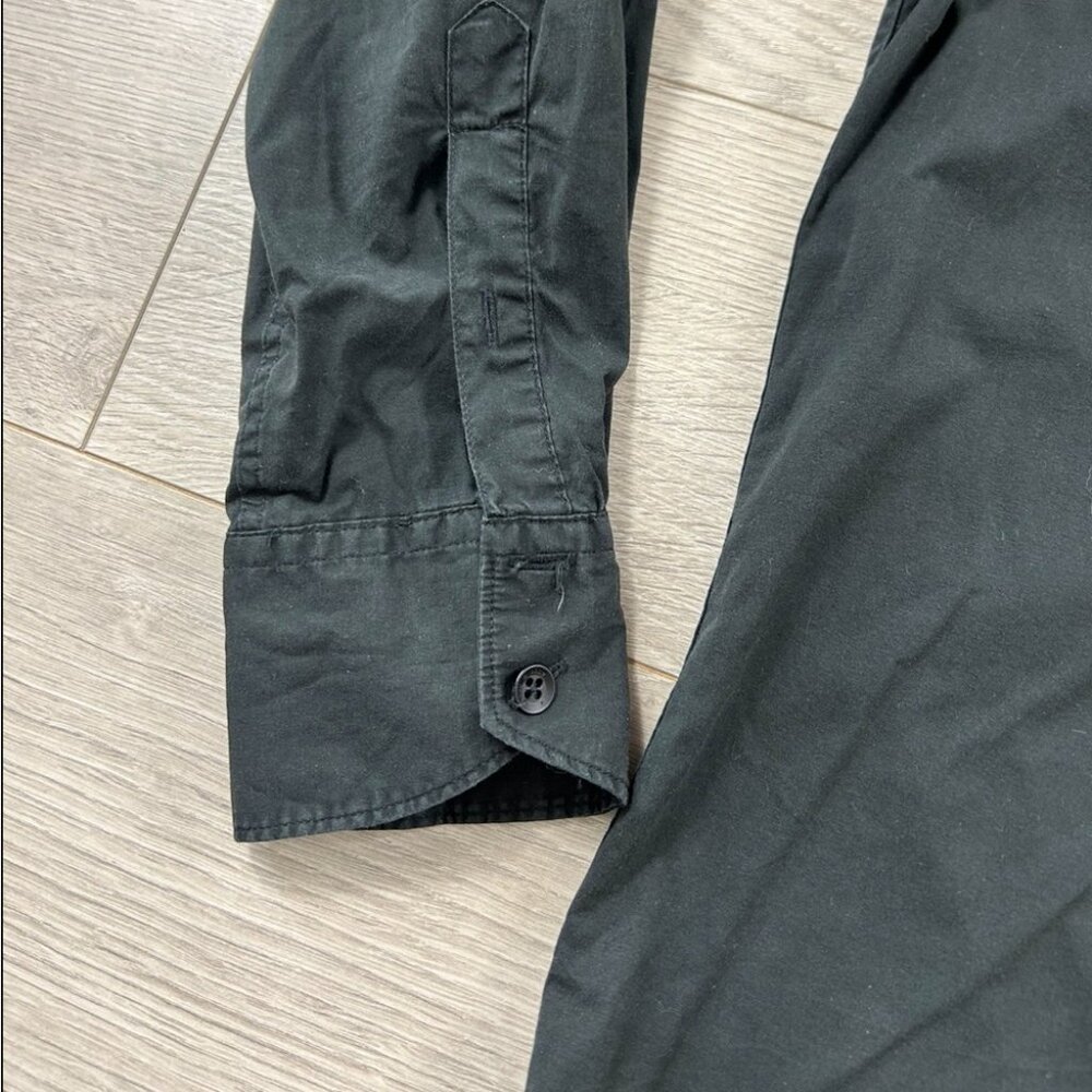 Rag & Bone Fit 2 Tomlin Black Button Down Dress S… - image 6